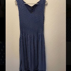 Blue and white veeca dress. Size small.